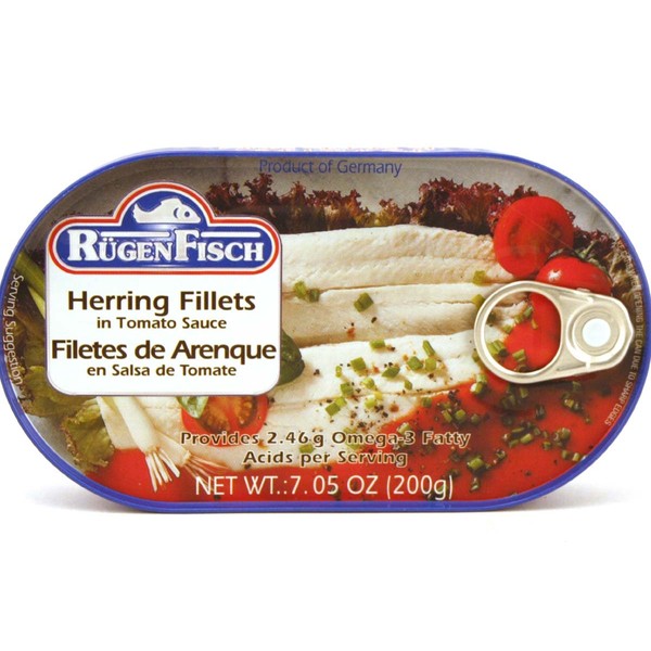 Herring Fillets in Tomato Sauce - 7.05oz (Pack of 1)