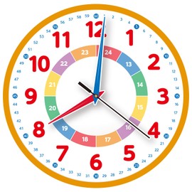 Artec MiraTOY 4 Step Learning Clock, 21800 Miratoy, Age 3 and Up with Problem Collection, Clock, Learning, Quantitative Sensory of Time, Calculation, Lifestyle