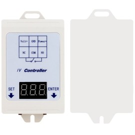LED Digital Voltage Timer Relay Module 12V 24V DC LED Display Digital Voltage Meter Test Control Relay Delay Switch Module with Case Industrial Grade PCB Board