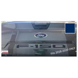 Decal Mods Tailgate Insert Decals Letters Inlays Indent Stickers (Thin) for Ford F150 (2018-2020) (Dark Blue) - CDB