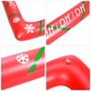 LASLU Merry Christmas Inflatable Selfie Photobooth Frame Red and Green,