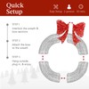Best Choice Products 48in Pre-Lit Outdoor Christmas Wreath Decoration, LED