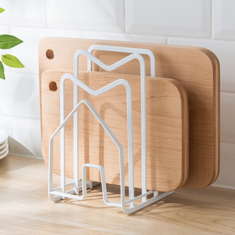 Cutting Board Storage Rack Versatile Chopping Board Pot Pan Lid
