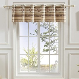 Barefoot Bungalow Phoenix Window Treatment, 84 W x 16 L (inches), Tan