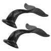 Alipis 2Pcs Whale Tail Wall Hooks Creative Wall Mounted Sundries