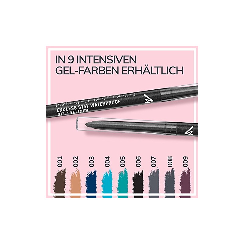 Manhattan Endless Stay Waterproof Gel Eyeliner