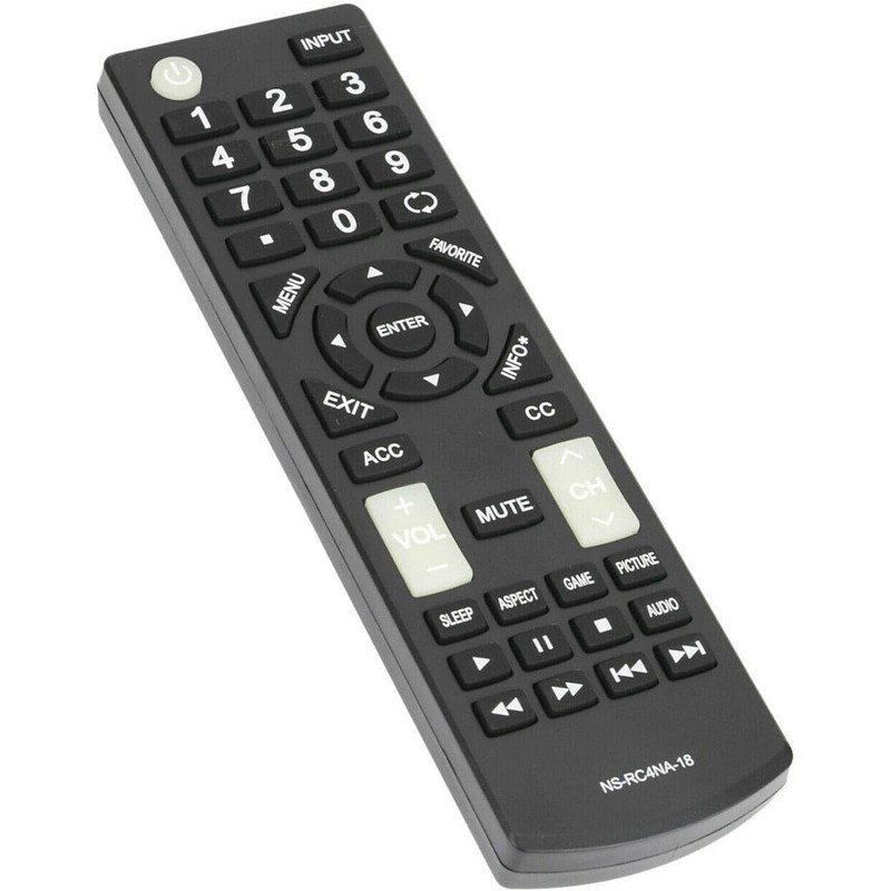 NS-RC4NA-18 Remote for Insignia TV NS-22D420NA18 NS-32D220NA18 NS-40D420MX16