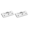 sourcing map 2Pcs Spring Hinge, 3" Length 304 Stainless Steel