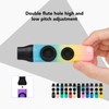 Kazoo Plastic Professional Adjustable Tone Musical Instrument with 10Pcs Flute