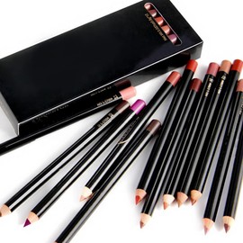 12pcs/set Lip Liner Pen, Professiona Lipstick Pen Impermeable Larga duración Lip Liner Pencil Lipliner Pen Maquillaje Cosmético