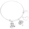 Kivosliviz Best Nana Ever Bracelet Birthday Gift for Nana Expandable