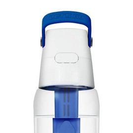 PearlCo Solid Water Bottle with Water Filter 0.7 Litres (Blue) | Filter Bottle BPA-Free | School, Sports, Water, Children, On the Go