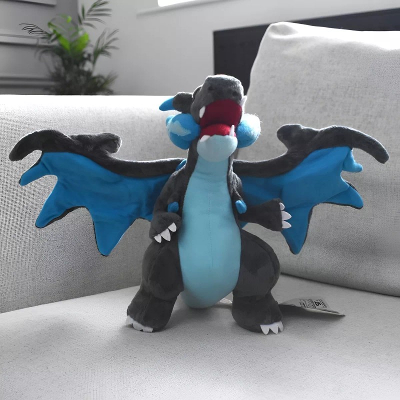 Pokémon Pelucia Pokémon Mega Charizard X - 20 cm