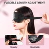 Quelcc Quelcc Sleep Mask, 2 Pack Silk Eye Mask, Soft