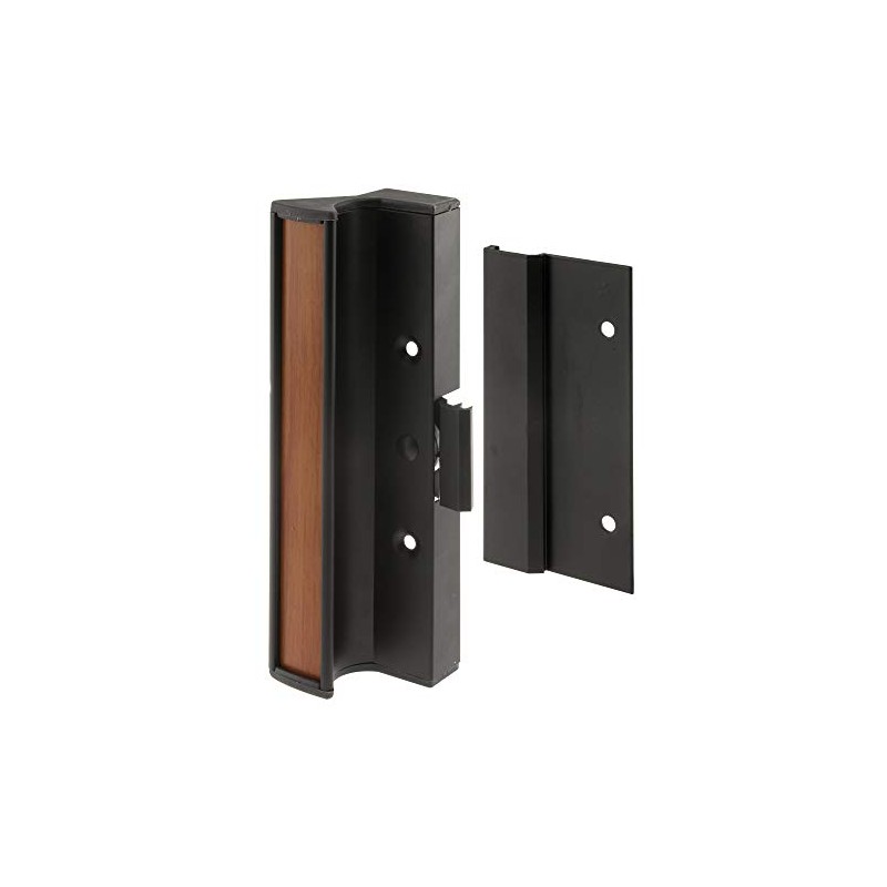 Prime-Line C 1073 Aluminum, Black Finish, Patio Door Handle Surface