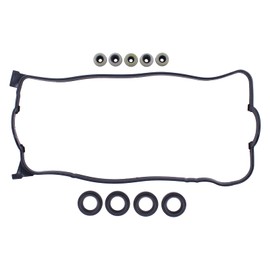 Valve Cover Gasket Set Cylinder Head Cover Gasket Set Valve Cover Gasket Valve Engine Valve Cover Gaskets Cylinder Head Gasket for Civic 5 Civic EG 6 Accord CRX HR-V HRV Logo 400 1.4 1.5 1.6