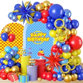 Geburtstag Deko Hedgehog Luftballons Bogen Girlanden Set Hedgehog Geburtstags Luftballons Dekoration Party Geschenke für Geburtstagspartys