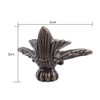 Hztyyier Legs 4Pcs Antique Brass Rectangular Zinc Alloy Box Jewelry