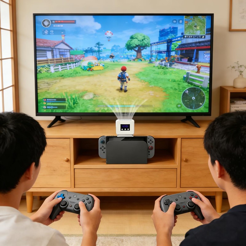 Switch2用 冷却ファン 【新登場&Swicth全世代対応 】スイッチ 2 冷却 ハイパワー 排熱 温度表示 クーラー