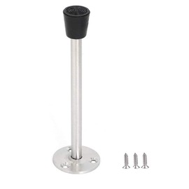 Rannb Door Stopper Stainless Steel Wall Mounted Door Stop with Rubber Bumper 7.87"/200mm Length