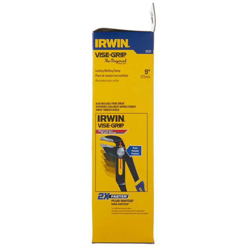 Irwin Vise-Grip Original Locking Welding Clamp, 9", 25ZR