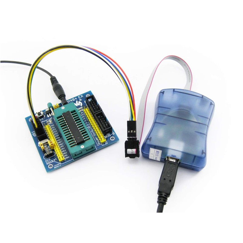 Waveshare ATMEL AVR Programmer USB AVRISP XPII Compatible Atmel at
