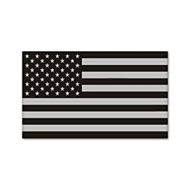 STICKER DAD American Subdued Flag Army Military Tactical Vinyl Decal by stickerdad® - Full Color Printed - (Size: 4" Color: Black/Gray) - for Windows, Walls, Bumpers, Laptop, Lockers, etc.