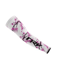 NRV Gaming Compression Sleeve (Edition Sakura) - Enhanced Japanese Style eSport Performance - Developed by Professionals - Durable, Breathable and Friction Free, pink