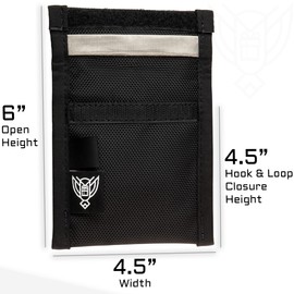 Xtreme Sight Line ~ Xecutive LITE Series Faraday Bag for Keyfobs and Other Small Electronics (5" x 4") ~ Vehicle and Data Security ~ Tracking/Hacking Defense ~ Mil Spec Multicam Camo