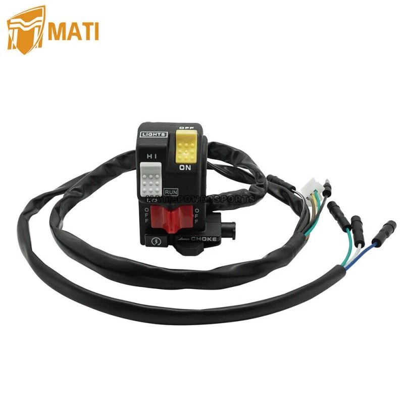M MAT For Honda TRX300 TRX300FW 1988-1995 Handlebar Start Stop