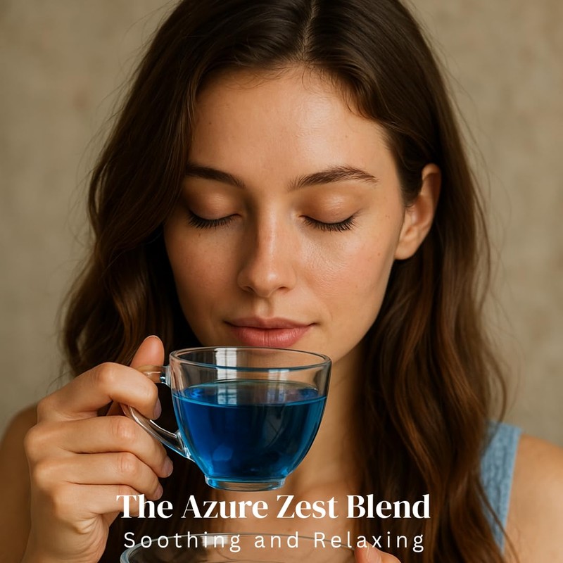 Organic Butterfly Pea Flower and Spicy Ginger Root 20 Tea