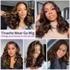 Tinashe Human Hair Wig Glueless Face-Framing Curtain Bangs Loose Body