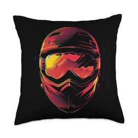 Ski Goggles Vector Throw Pillow