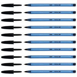 Bic Cristal Soft, Colour: Black Pack of 10