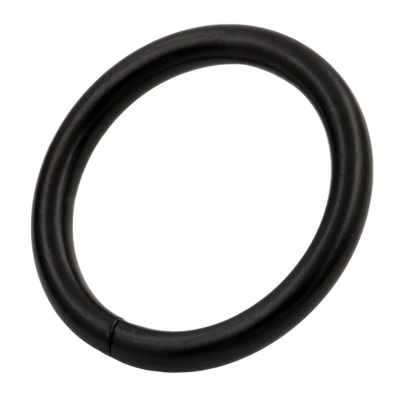 Wuuycoky Black 1.25" Inner Diameter O-rings Rings Non Welded Strap