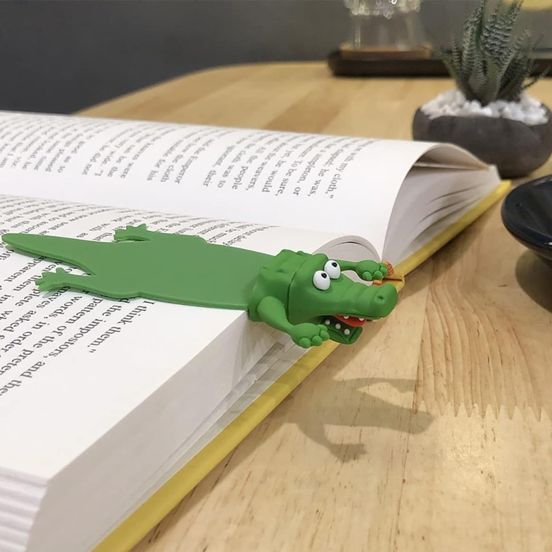 Aqualoach Crocodile Bookmark Bookmark Bookmark 3D Design Reading