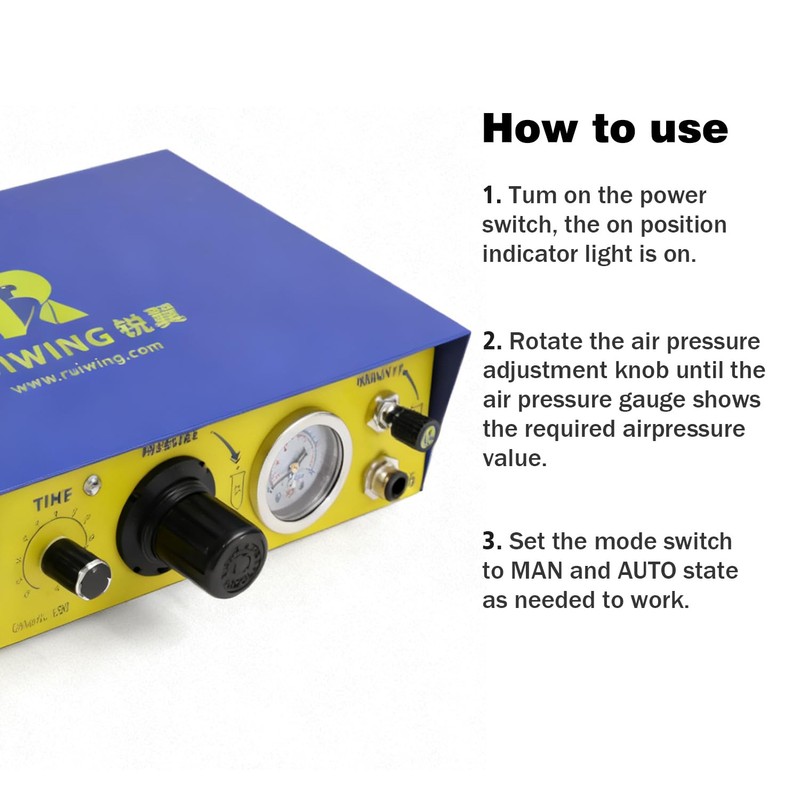982A Auto Glue Dispenser AC 110V Automatic/Semi-Automatic Solder Paste Liquid