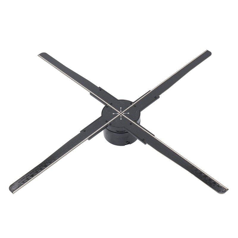 3D Holographic Projector Advertising Display 45cm 4 Blades Fan 2000x510