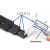 Btibpse Furniture 6-inch Length Full Extension Drawer Slides Telescopic Ball