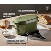 KooK Enameled Cast Iron Dutch Oven for Sourdough Bread Baking