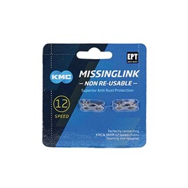 KMC Missinglink Chain Lock (Pack of 2) (12 Speed) - Alloy Steel - 7/8 Speed, 9 Speed, 10 Speed