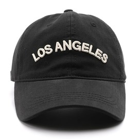 Lovechic Cap, Men's, Women's, Alphabet Hat, Spring, Summer, Autumn, Winter, Stylish, 22.0 - 23.6 inches (56 - 60 cm), Size Adjustable, L-Black, 56 to 60 cm