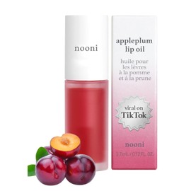 NOONI NOONI Korean Vegan Lip Oil - Appleplum | Lip Stain, Gift, Long-Lasting, Moisturizing, Plumping, Revitalizing for Dry Lips, Waterproof, No Peel Off, Korean Lip Tint 0.12 Fl Oz