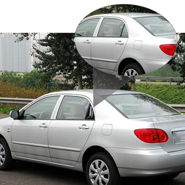 XYHGM for Toyota Corolla Altis/EX 2009 2010 2011 2012 2013 Window Louvers Rear Side Window Louvers Air Vent Scoop Shades Cover Blinds Trim Exterior Accessories 2PCS(Carbon Fiber)