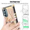 for Moto G Stylus 5G 2022 Case (Marble Yellow)