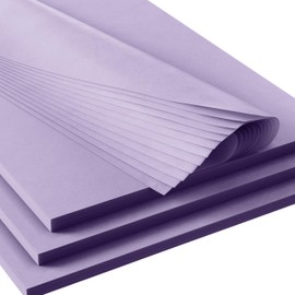 120 Sheets of Lavender Tissue Paper - 15" x 20" Packing Paper Sheets for Moving - 10lb Wrapping Paper - Newsprint Paper for Packing, Gift Wrapping, Moving Supplies & Protecting Items Crown Display