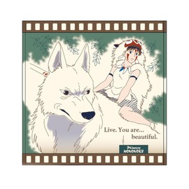 Marushin 1005049600 Mini Towel, Ghibli Princess Mononoke, Film Sun Handkerchief, Character, 100% Cotton, Organic Cotton, Antibacterial, Odor Resistant, Gift, Birthday