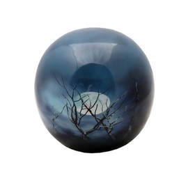 Midnight Moon Sphere of Life Cremation Urn - 100% Handcrafted Adult Funeral Urn - Solid Metal Affordable Large Urn for Human Ashes