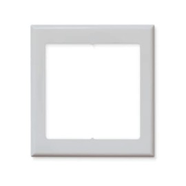 Levven 2-Gang Snap-On Screwless Wall Plate, White
