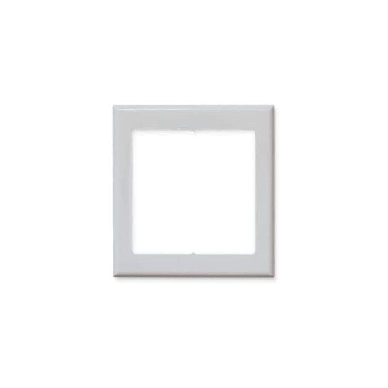 Levven 2-Gang Snap-On Screwless Wall Plate, White